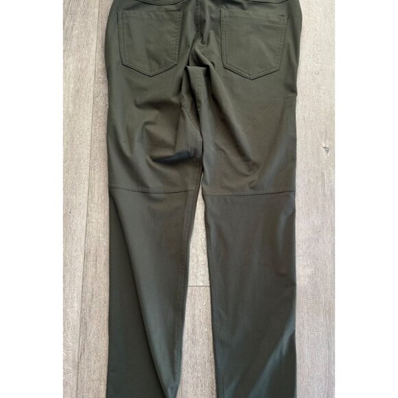 Lululemon Men’s ABC Pant Slim Fit 30 X 30 Dark Olive Green Warpstreme - Picture 3 of 7